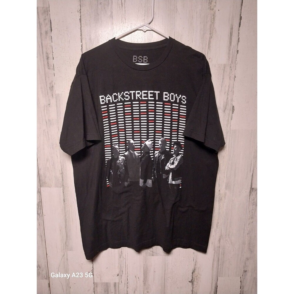 Backstreet Boys BSB DNA World Tour 2019 Concert Black T Shirt Size XL
